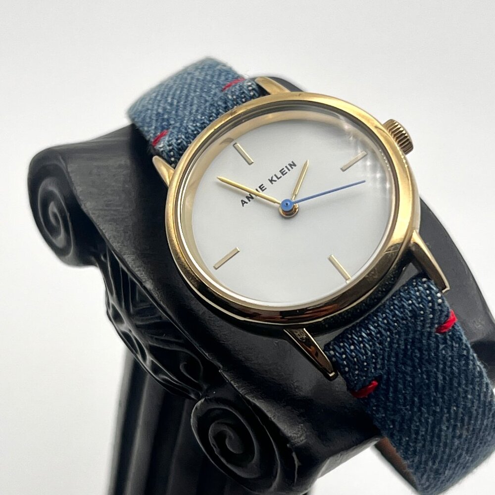Anne Klein Blue Denim Watch - Picture 4 of 13